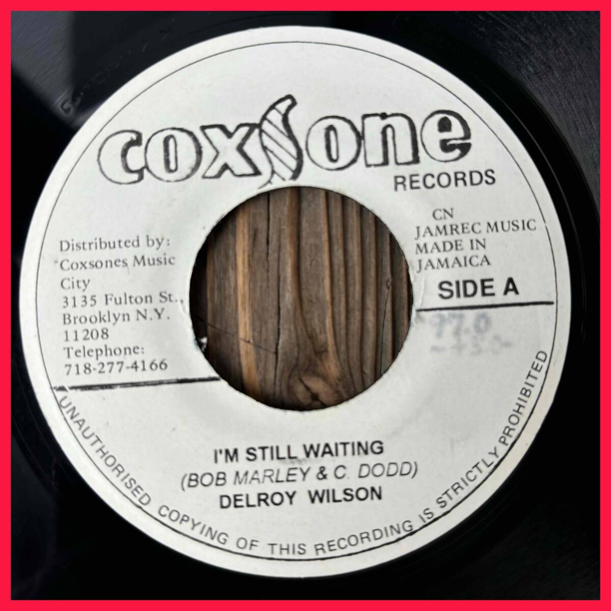 ★試聴!美盤!Bob Marley名曲cover!Mellow【Delroy Wilson/The Soul Vendors - I'm Still Waiting】7inch Studio One / Coxsone Records拍卖