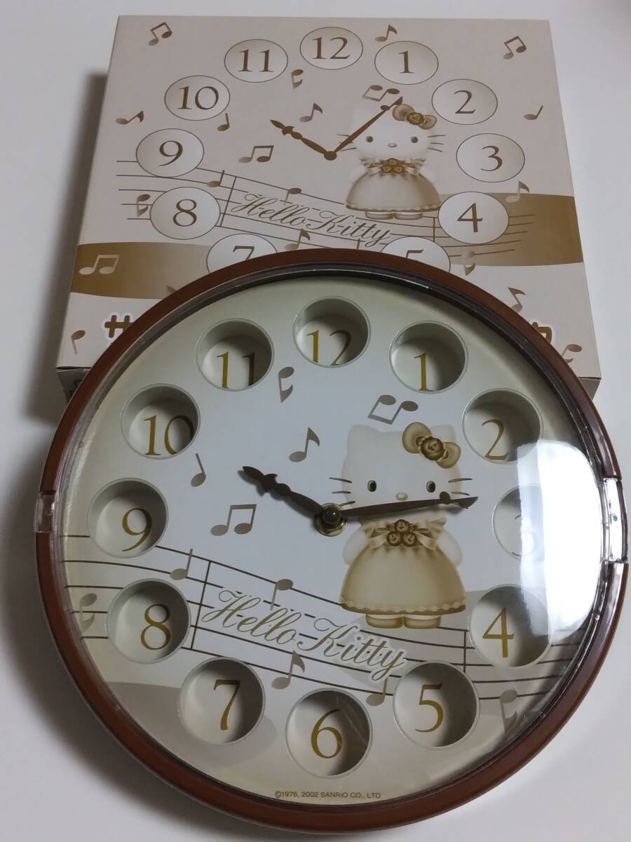 ハローキティ サンリオコレクションクロック 壁掛け時計拍卖