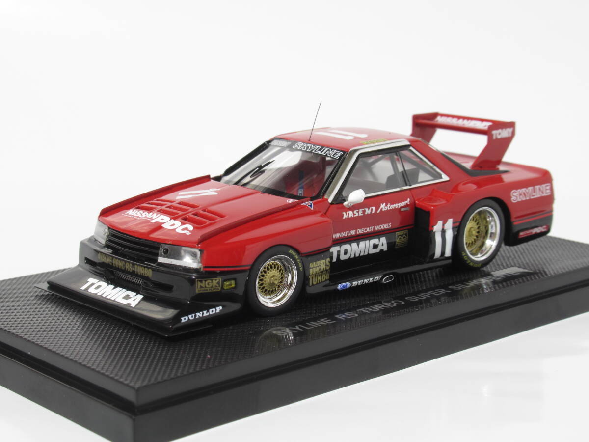 1/43 P-4 トミカ スカイライン RS ターボ スーパーシルエット #11 1982拍卖