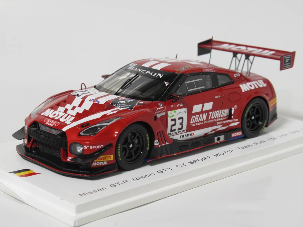 1/43 ニッサン GT-R ニスモ GT3 GTスポーツモチュールチームRJN #23 スパ24時間 2018拍卖