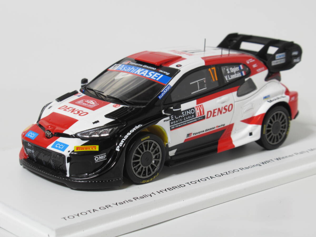 1/43 トヨタ GR ヤリス ラリー1 トヨタガズーレーシングWRT #17 S.オジェ モンテカルロラリー 2023 Winner拍卖