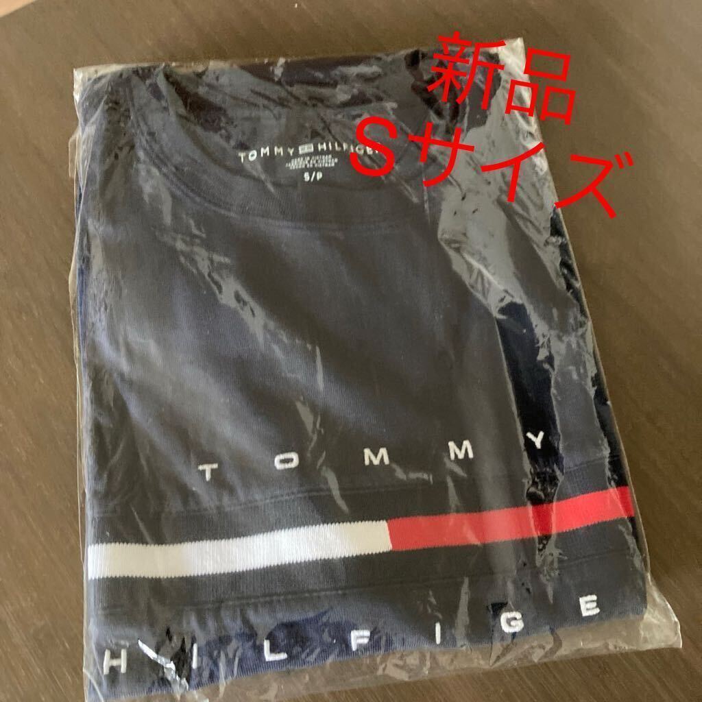 新品半袖 Tommy Hilfiger(トミーヒルフィガー) Tシャツ ネイビー拍卖