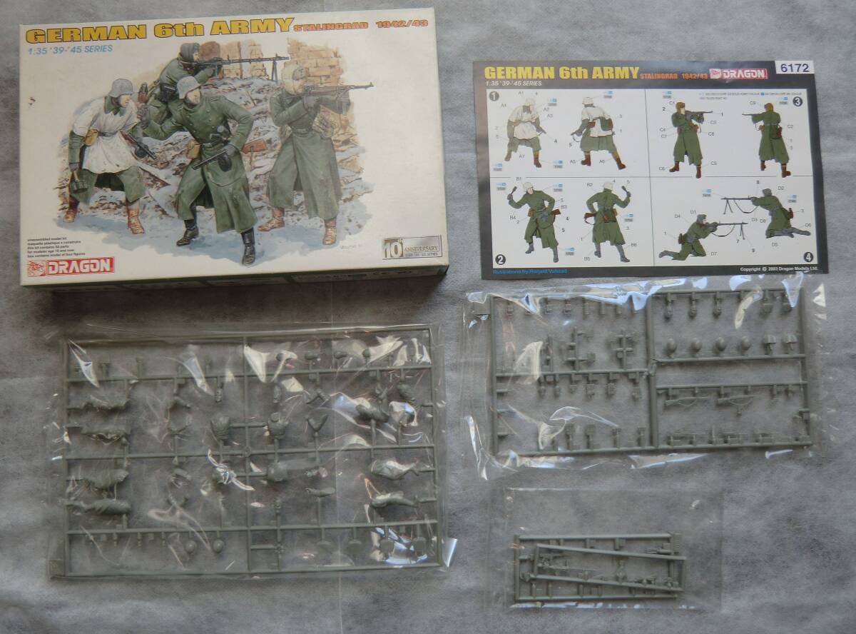 ドラゴン/ハセガワ/プラモデル◆1/35 GERMAN 6th ARMY STALINGRAD 1942/43【訳あり】★未組立拍卖