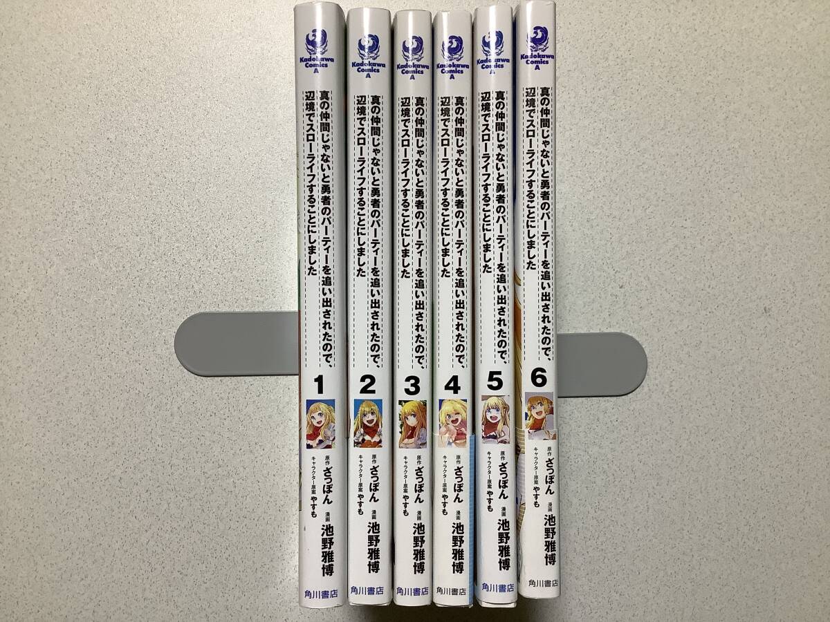 【初版本多・美品】真の仲間じゃないと勇者のパーティーを追い出されたので、辺境でスローライフすることにしました 1~6巻 セット 異世界拍卖