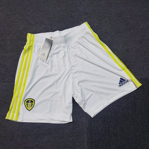 新品 リーズ・ユナイテッド 2324 ホーム ユニフォーム ハーフパンツ adidas 白 M拍卖