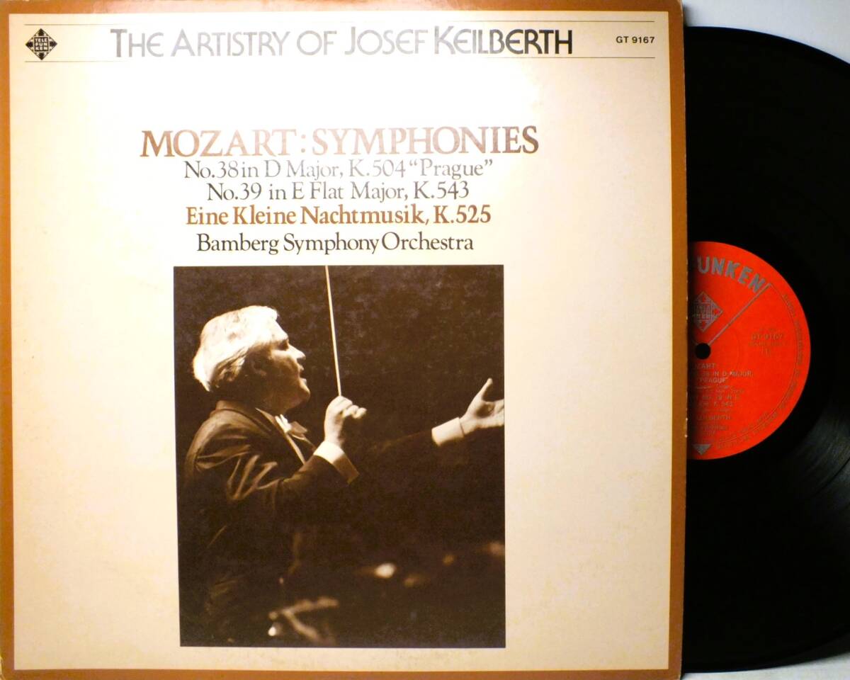 LP GT 9167 ヨゼフ・カイルベルト モーツァルト 交響曲 第38番 プラーハ 第39番 バンベルク交響楽団【8商品以上同梱で送料無料】拍卖