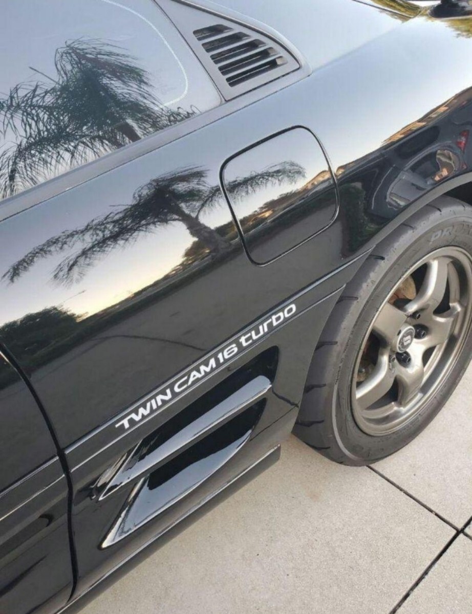【送料無料】twin cam16 turbo サイドステッカー MR-S TW20 ブラック拍卖