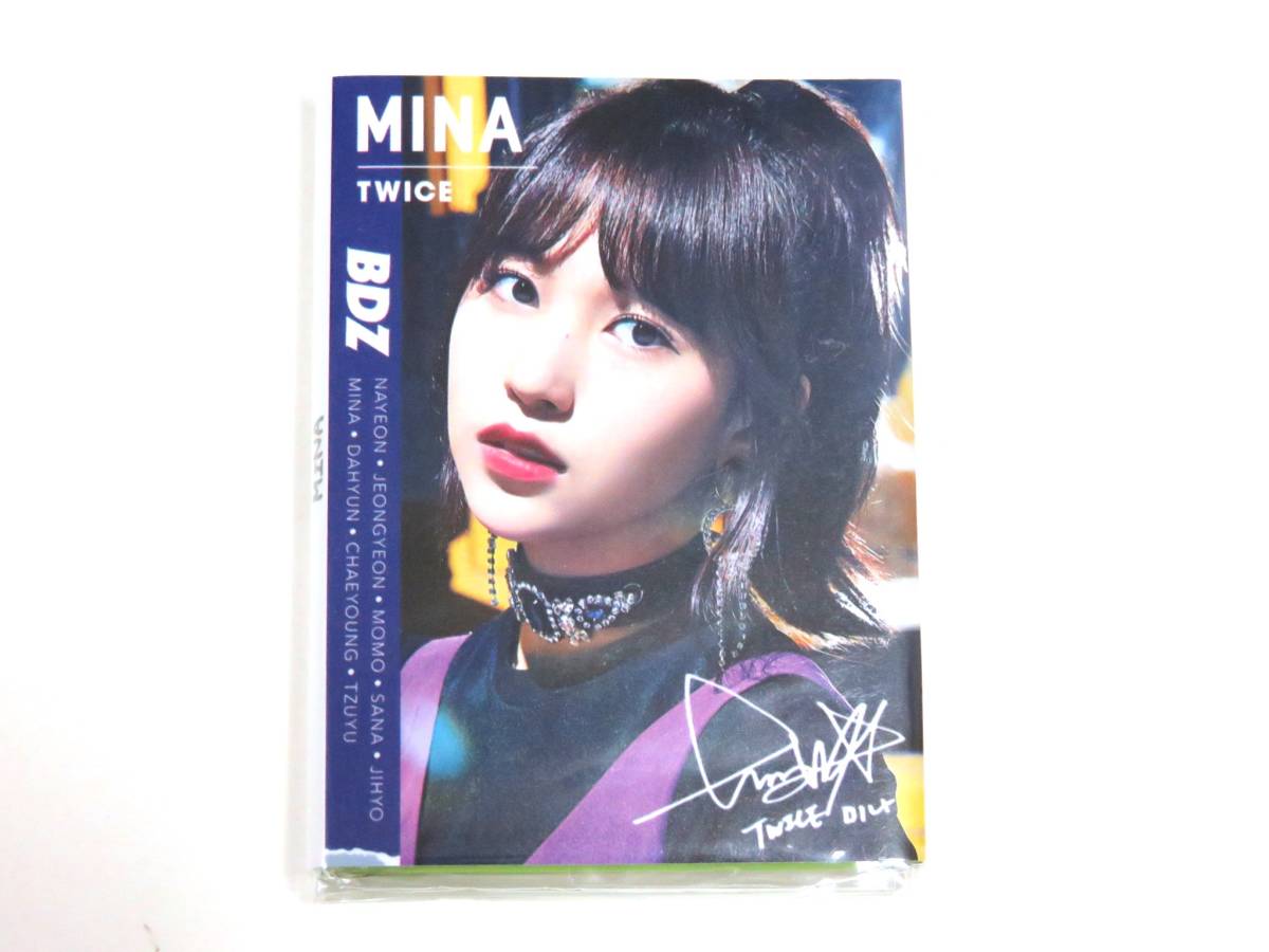 送無) TWICE/トゥワイス MINA ミナ★折りたたみ MEMO BOOK メモ帳 新品 BDZ拍卖