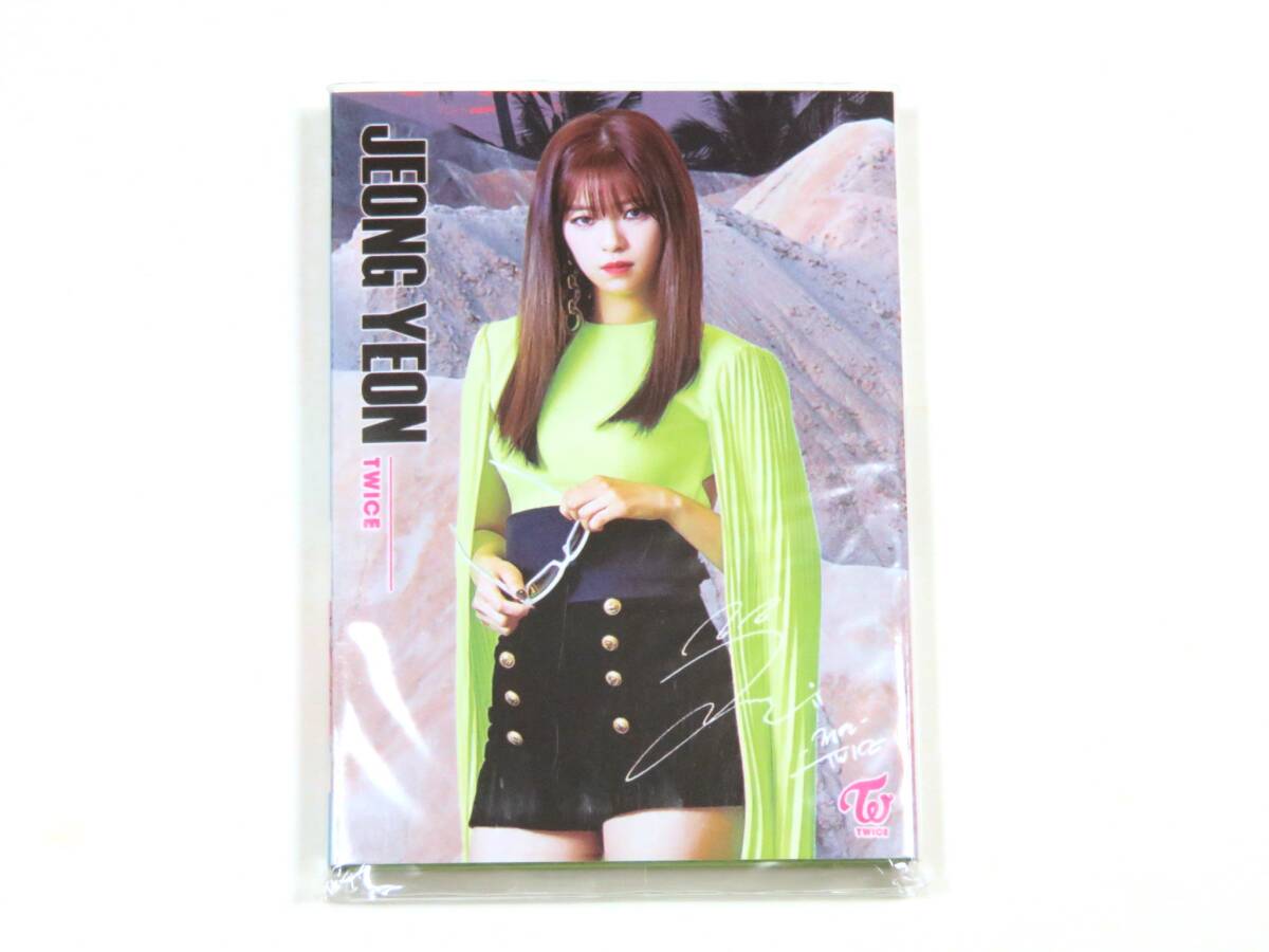 送無) TWICE/トゥワイス JEONGYEON ジョンヨン★折りたたみ MEMO BOOK メモ帳 新品 FY拍卖