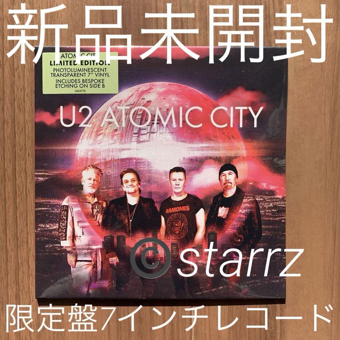 U2 Atomic City 輸入盤 7 inchシングルレコード 7インチ カラー・ヴァイナル 限定盤 アナログレコード Analog Record Vinyl 新品未開封拍卖