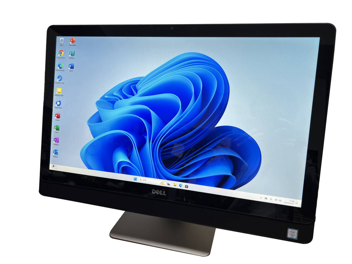 第6世代 最強Core i7-6700T メモリ16GB■SSD960GB 23.8インチ タッチパネル Win11/Office2021Pro/DELL Inspiron 24-5459 AIO拍卖