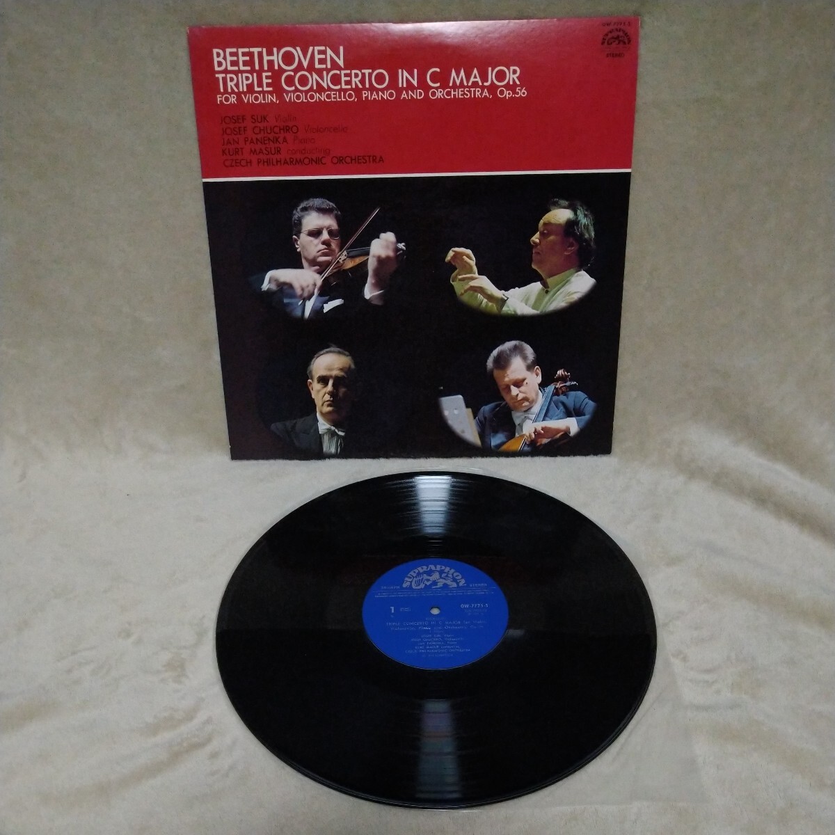 【3000円以上購入で1枚プレゼント!】クラシック066 ベートーヴェン=ヴァイオリン、チェロ、ピアノと管弦楽のためのトリプル・コンチェルト拍卖