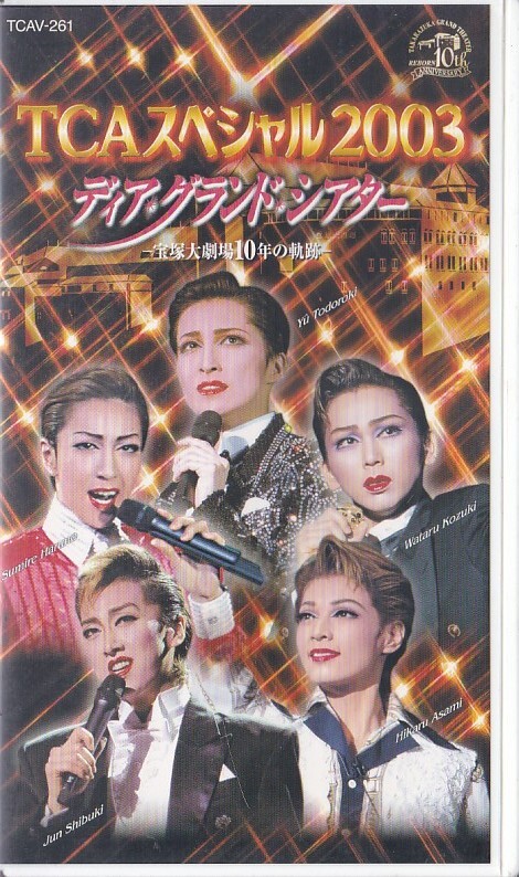 ★VHSビデオ 宝塚歌劇 TCAスペシャル2003 ディア・グランド・シアター 宝塚大劇場10年の軌跡 (収録時間132分)拍卖