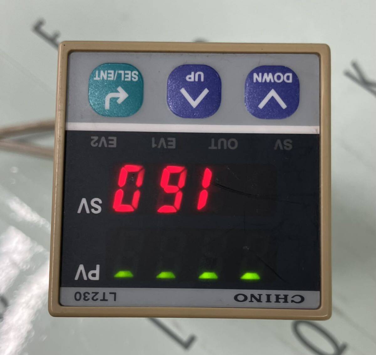 通電確認済 CHINO LT230小型デジタル温度調節器拍卖