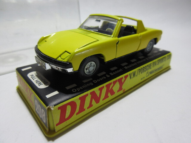 DINKY TOYS ディンキー 208 1/43 ポルシェ 914 V.W. PORSCHE フォルクスワーゲン 拍卖