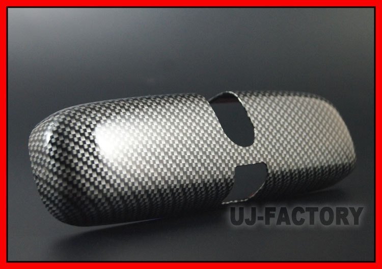 ★カーボンルック・ルームミラーカバー★フィット(FIT) GE6/GE7/GE8/GE9 純正ミラー型番「MURAKAMI 7225」に適合/両面テープで簡単取付!拍卖