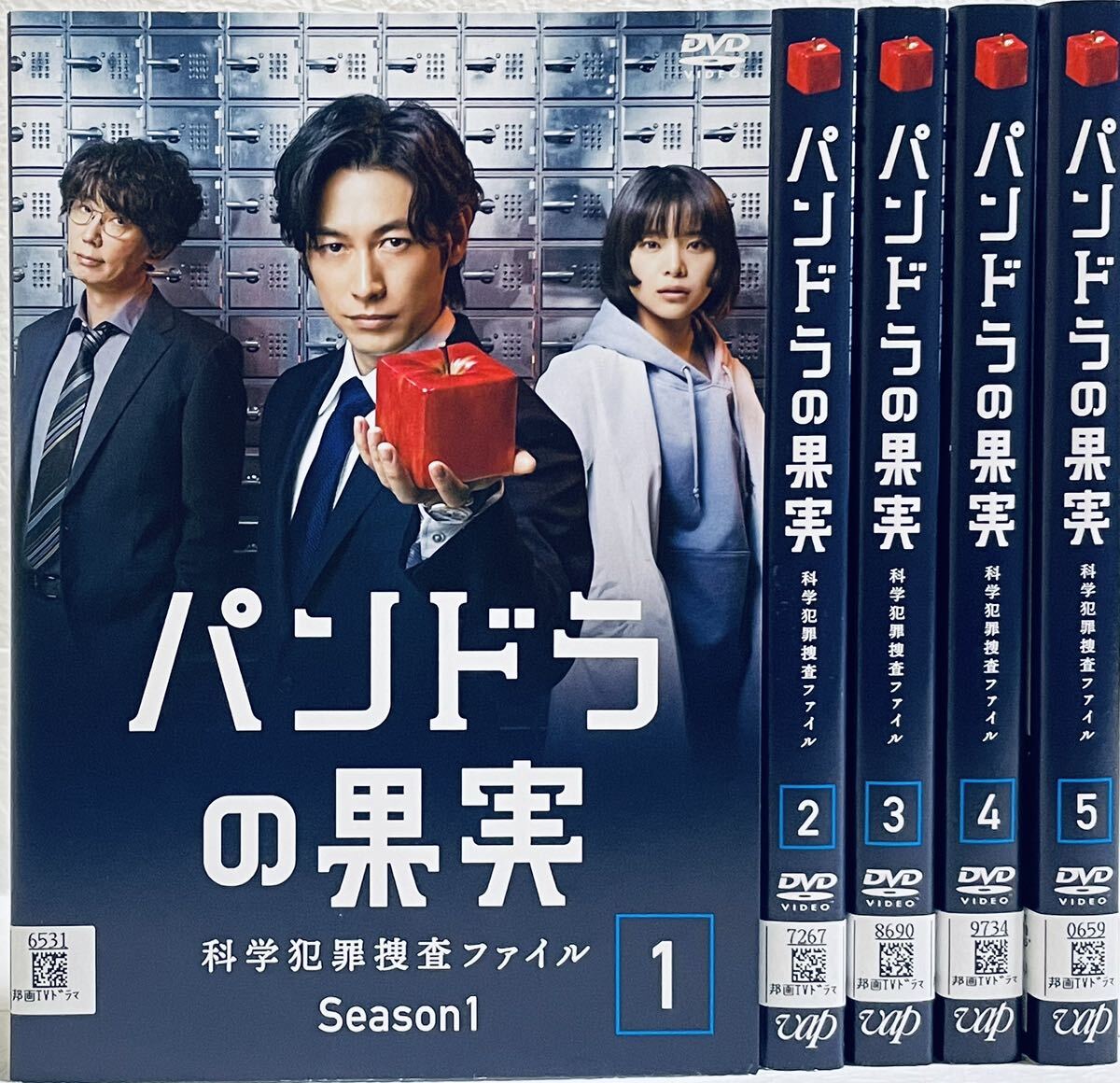 パンドラの果実 科学犯罪捜査ファイル Season1 【全5巻】 レンタル版DVD 全巻セット拍卖