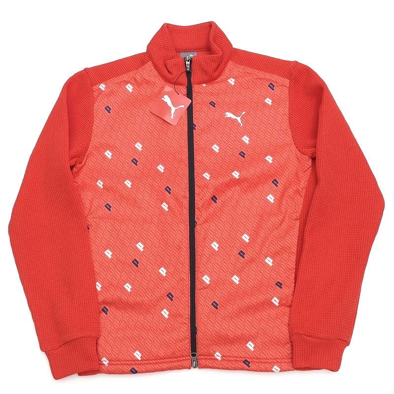 F05288 新品 PUMA/コンビネーション ジャケット 【サイズ:S】 ハイリスクレッド 930315-03 ゴルフウエア プーマ 拍卖