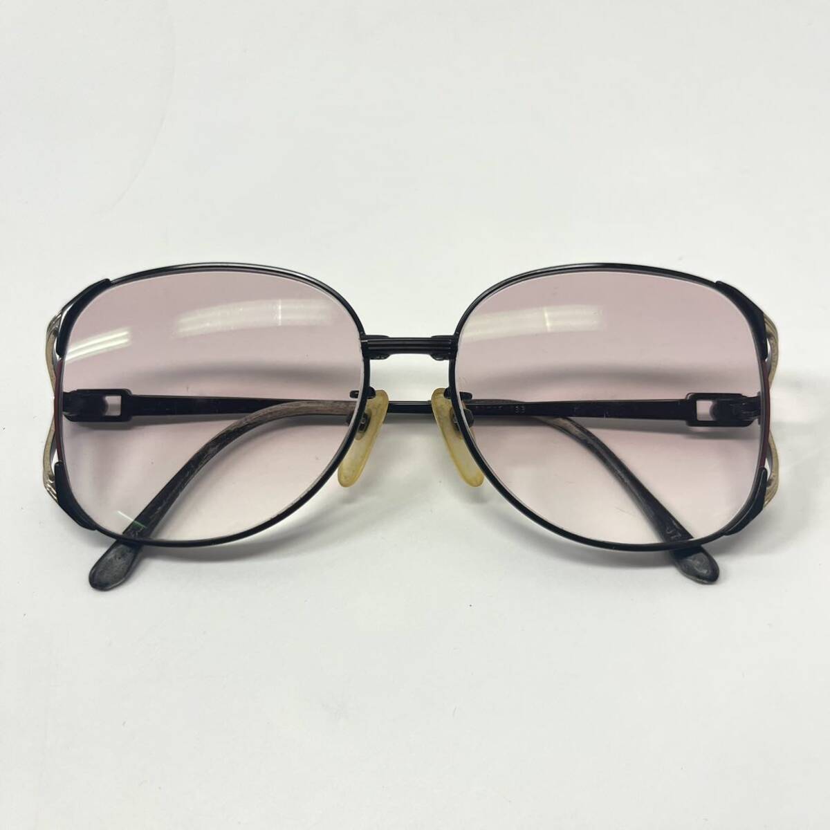 VINTAGE YVES SAINT LAULENT 度入りメガネ 30-8623 YSL メタルフレーム フルリム イヴ・サンローラン 度ありレターパックプラス郵送可】#45拍卖