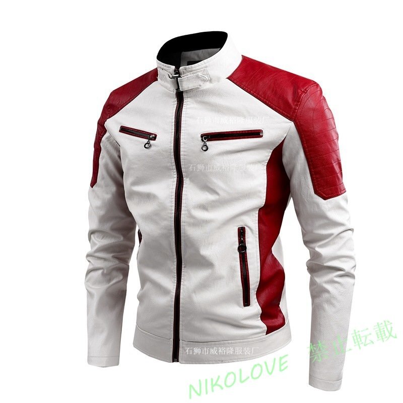新品人気品 レザージャケット メンズ ライダースジャケット 革ジャン 皮ジャン バイクジャケット ジャケット 春秋冬 M~4XL LD178拍卖