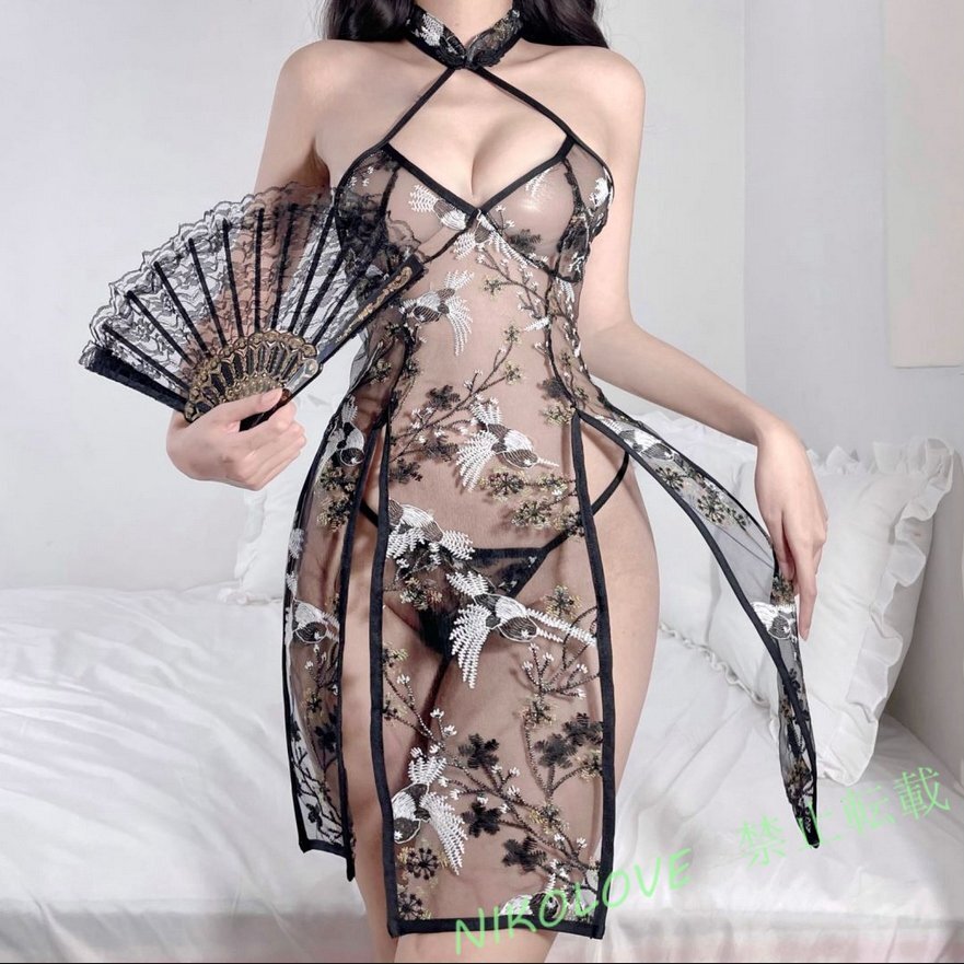 超セクシー*誘惑*幻想*レースランジェリー*ベビードール?ショーツ*2点セット*下着*ドレス*ネグリジェ*キャミソール*ナイトウェアLE058拍卖