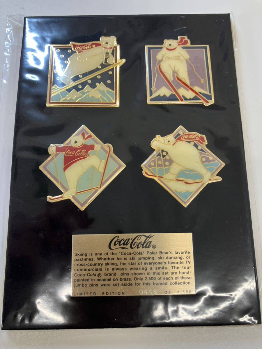 【激レアビンテージピンバッジ 】コカコーラ ピンバッチ コレクション ビンテージ 448/2500 スキー編拍卖