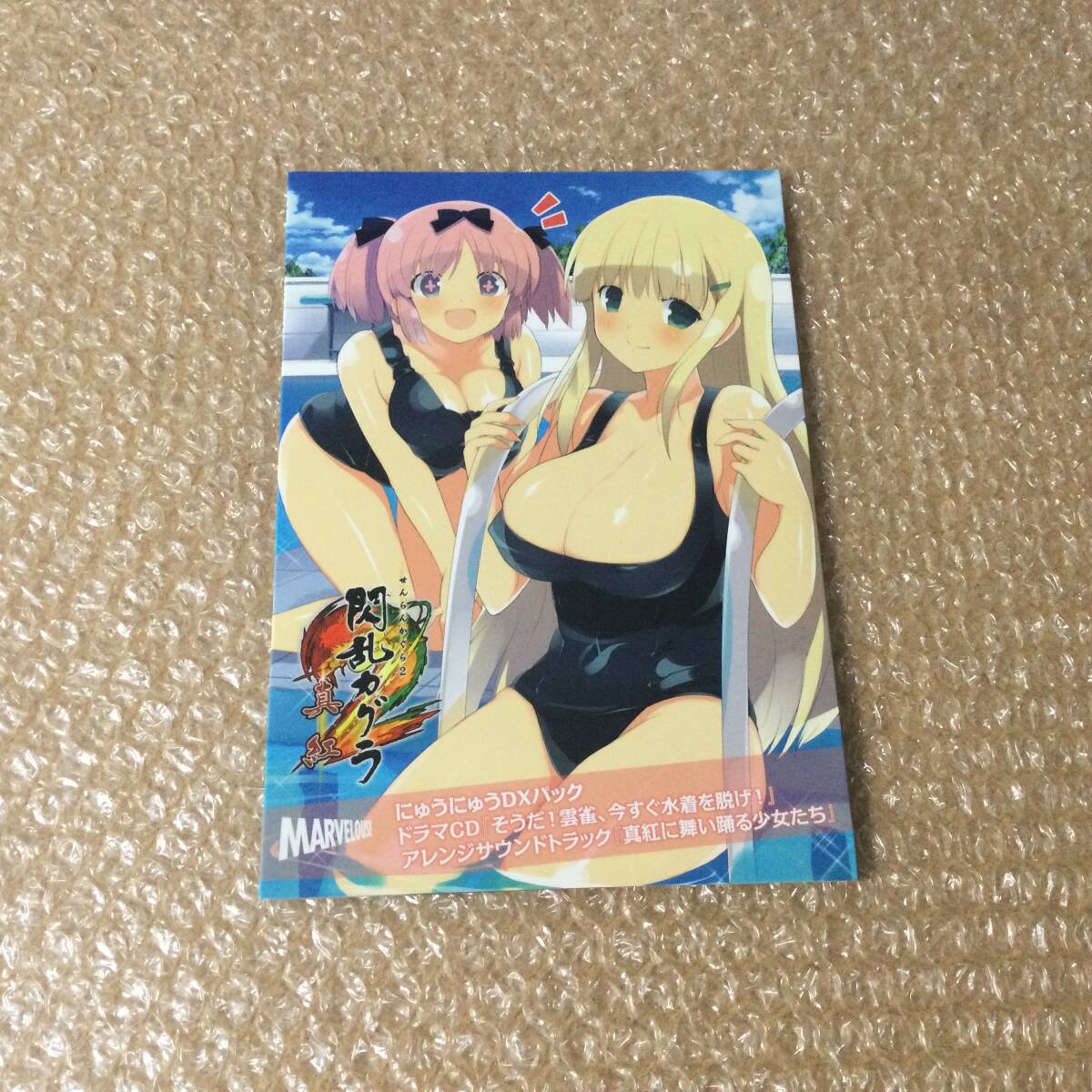 3DS 閃乱カグラ2 真紅 にゅうにゅうDXパック 限定版 特典 ドラマCD そうだ!雲雀、今すぐ水着を脱げ! + アレンジサウンドトラック 2枚組拍卖