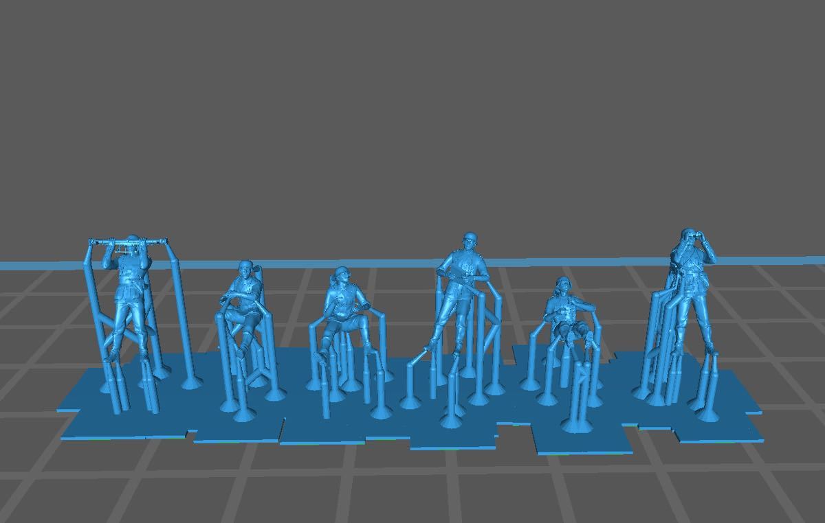 1/144レジンキット 未塗装 WWⅡ ドイツ軍 対空機関砲操作 兵士フィギュア6体 ワールドタンクミュージアム【同梱可能】 240211拍卖