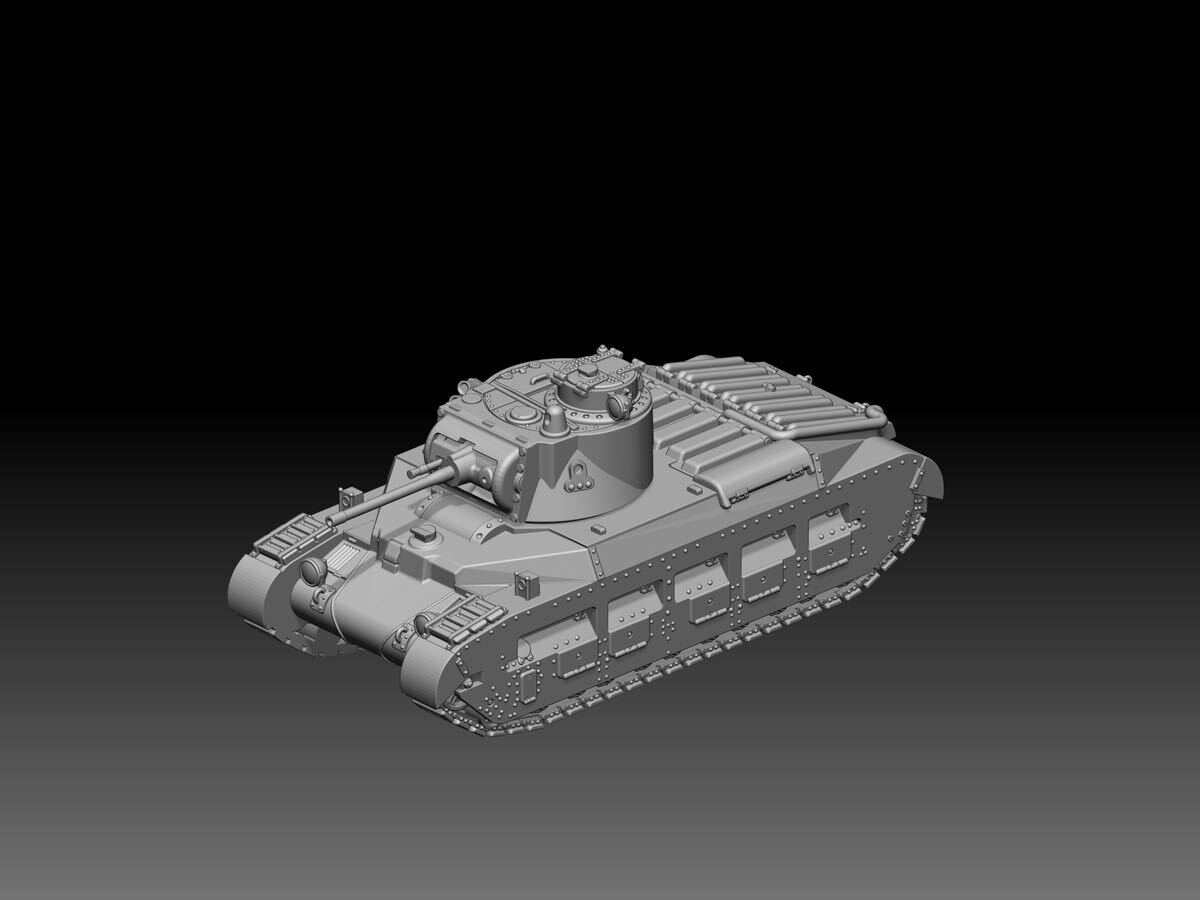 1/72レジンキット 未塗装 WW2イギリス軍 マチルダII歩兵戦車 240706拍卖