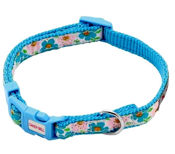 ペティオ 愛犬首輪 XS 超小型犬用 ブルー 3kgまで 首回り15~25cm拍卖