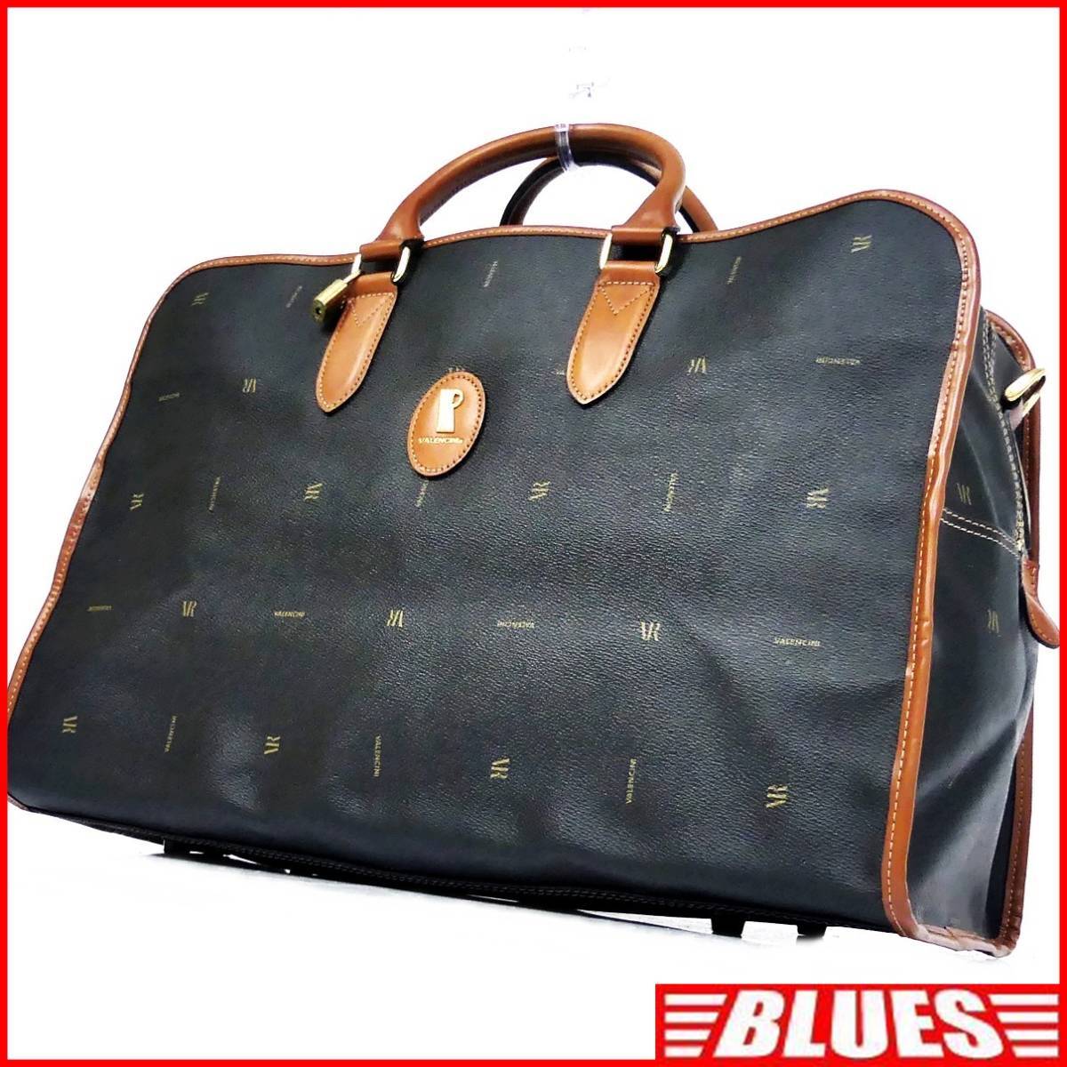 即決★日本製 VALENCINI★レザーコンビビジネスバッグ バレンチノ メンズ 黒 本革 かばん ボストンバッグ 通勤 ブリーフケース 出張 鍵付き拍卖