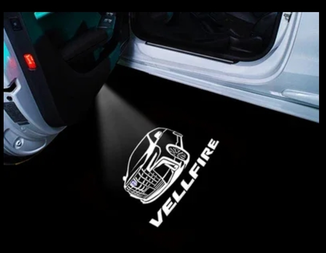 ①【送料無料】新品未使用 トヨタ アルファード ヴェルファイア カーテシランプ HDロゴ LED 左右2個 輝度 12V拍卖