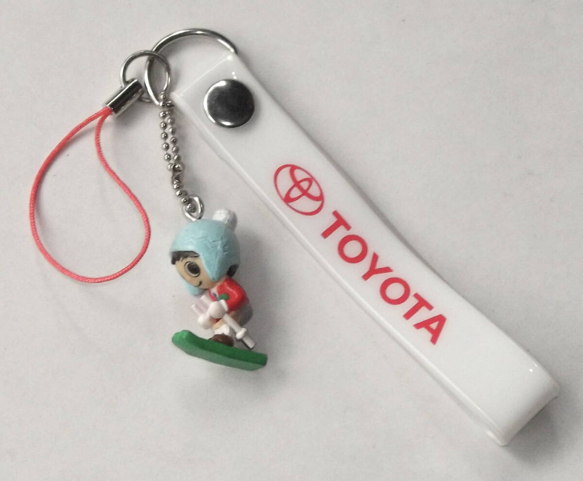 古い トヨタ TOYOTA ストラップ 冬季 オリンピック 五輪 バンクーバー? スキー マスコット がんばれニッポン JOC スポンサー ノベルティ拍卖