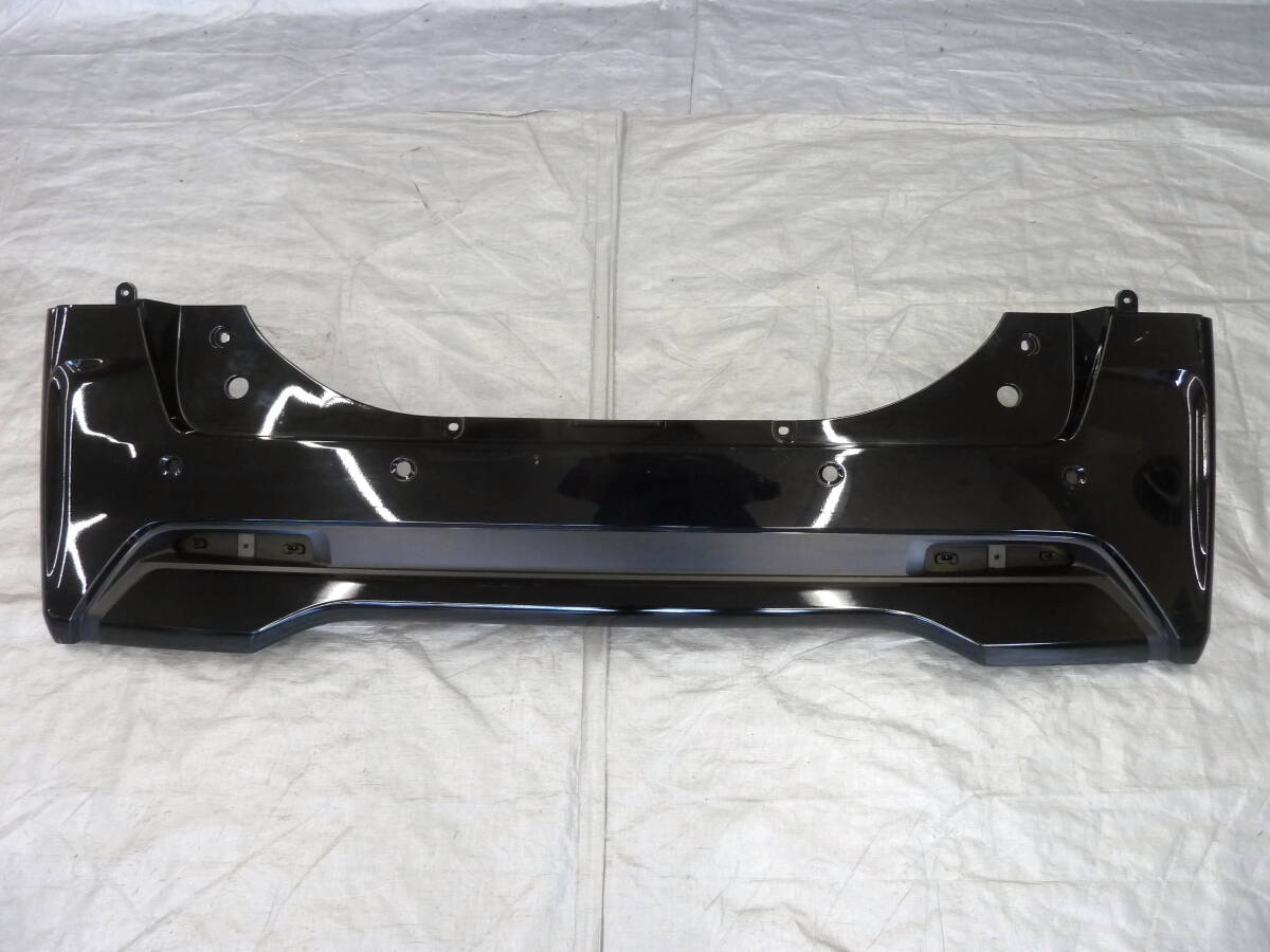 ●●2407-Z92LL 割切無! B44A B45A B47A B48A ルークス ハイウェイスター 純正 リアバンパー ソナー穴あり 黒 85022 7NA-0拍卖