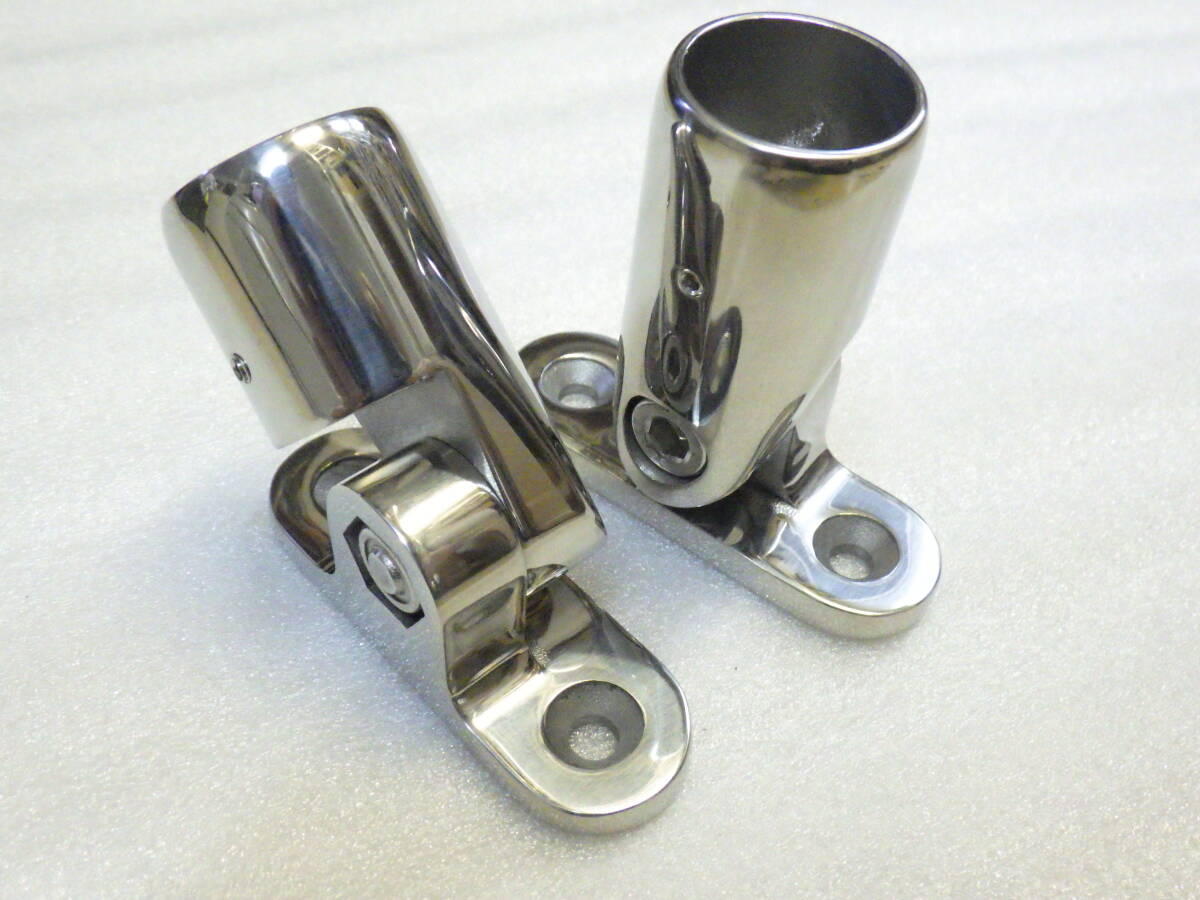 SUS ステンレス 25 パイプ アングル パイプソケット 手摺り 2個組拍卖