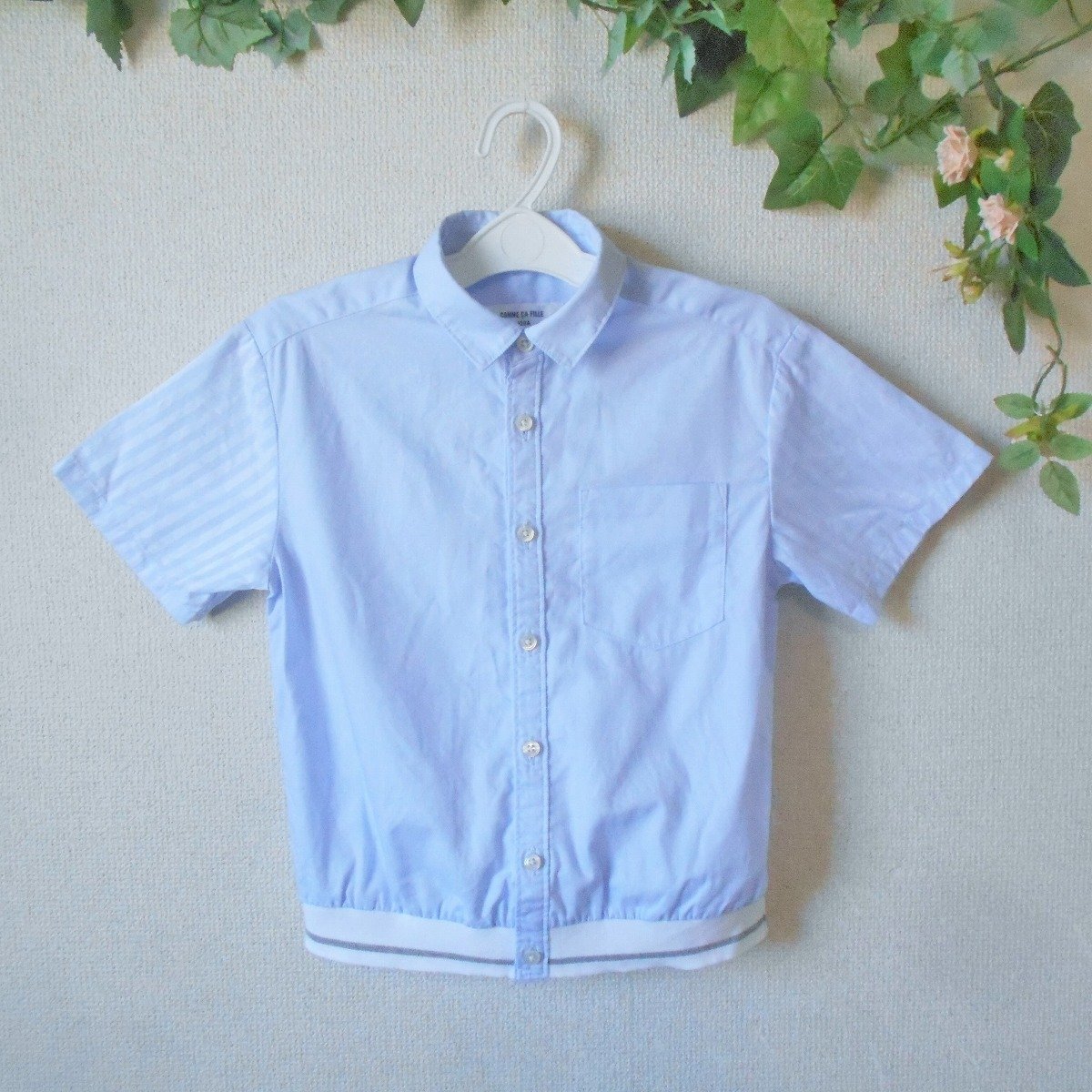 コムサ フィユ COMME CA FILLE 120cm シャツ タイプ ジャケット キッズ 子供服 男の子拍卖