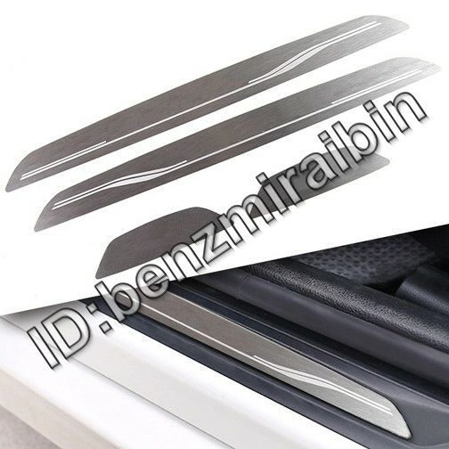 ドア ステンレス ウェルカム スチール スカッフ ガード プレート ペダル ドア シル カバー デコレーション BMW 3シリーズ F30 316i 320i拍卖