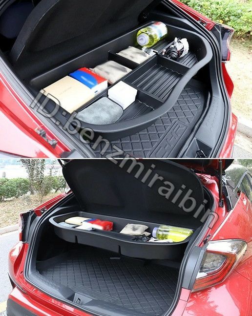 黒 折りたたみ 車 トランク オーガナイザー トラック 貨物 ボックス ツール 収納 バッグ ケース トヨタ CHR C-HR 2017 2018 2019拍卖