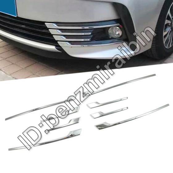 B トヨタ カローラ 2017 2018 車 ABS フロント フォグ ランプ フォグ ランプ フレーム 装飾 ランプ カバー トリム拍卖