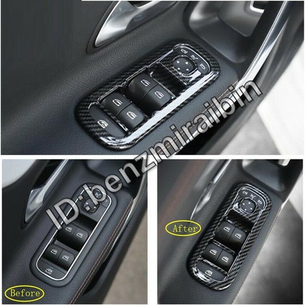 インナー カー ドア アームレスト ウィンドウ スイッチ コントロール カバー トリム ベンツ Aクラス W177 A200 A220 2019 カーボン柄拍卖