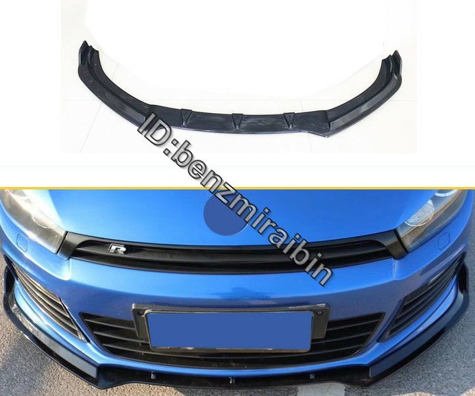 Scirocco R 2009 - 2014 Scirocco R ABSブラック フロント バンパー LiP チンスポイラー Scirocco不可拍卖