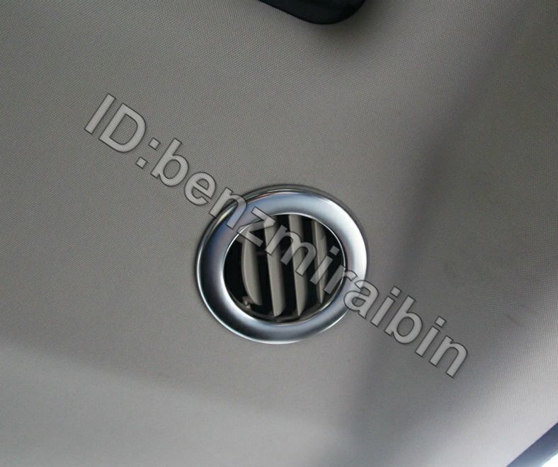2ピース インテリア アクセサリー 空気出口 リング トリム ステッカー ランドローバー ディスカバリー4 2010-2016、カースタイリング拍卖