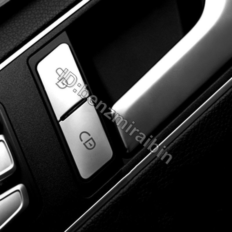 4 個 車 ドア ロック 解除 ボタン 装飾 Abs メルセデス ベンツ GLA CLA GLK GLE CLS GL ABC E クラス カバー拍卖