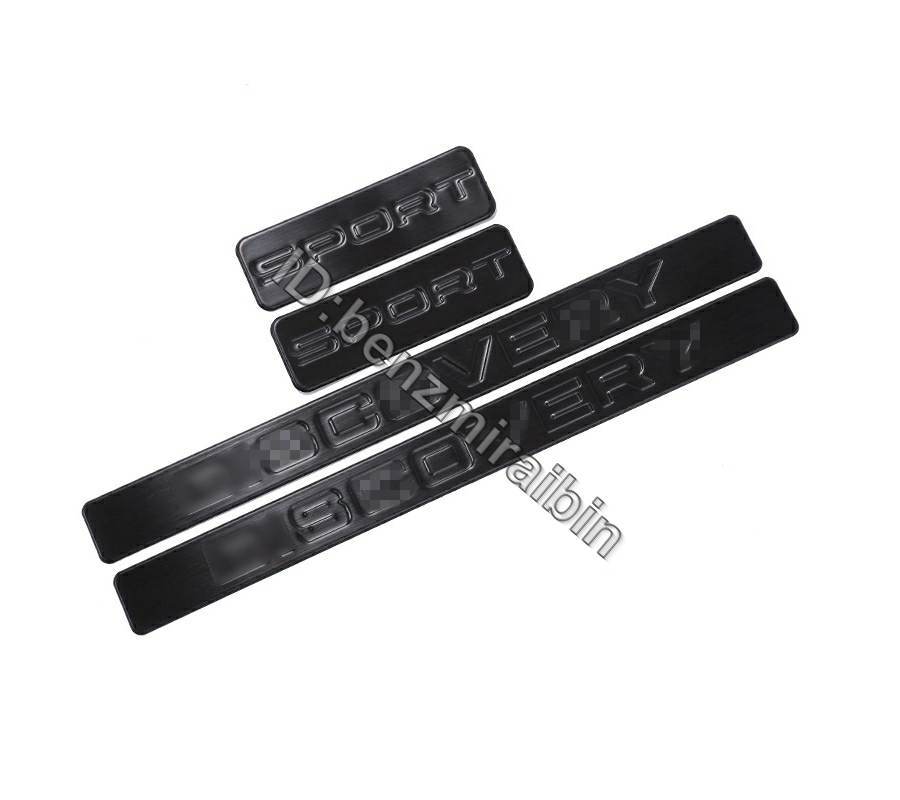 ブラック ランドローバー スポーツ ステンレス鋼 2015 2015 2016 2017 2018 2019 内部車 ドア スカート プレート ドア シル 保護カバー拍卖