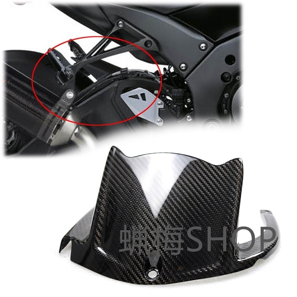 KAWASAKI カワサキ ZX10R 2011-2021 カーボンファイバー リア マッドガード ハガー フェンダー拍卖