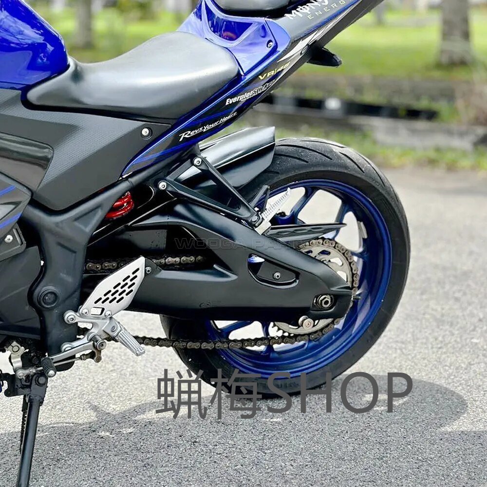 YZF-R25 R3 スイングアーム カバー リアフェンダー 2014~2023 マットブラック拍卖