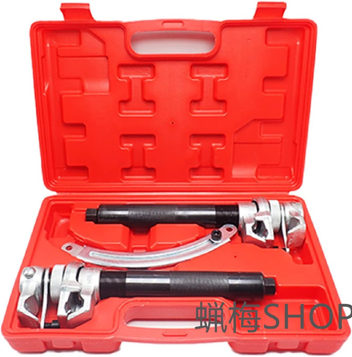 2爪 コイルスプリングコンプレッサー スプリングコンプレッサー インパクトレンチ・エアーラチェット 対応 2本1組 ストッパー付 サスペンシ拍卖