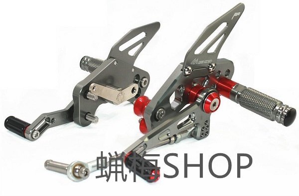 高品質モデル カワサキ Z125 pro バックステップ ポジション4段階調整 Z125PRO 2016~2021 グレー拍卖