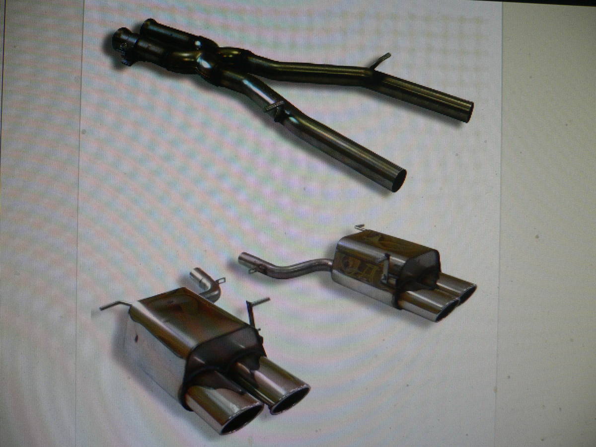 ★★FOX純正品 R172 コネクションパイプ+リアマフラー 115×85mmオーバル斜めダブル左右 2011-2015 ベンツ用⑳★拍卖