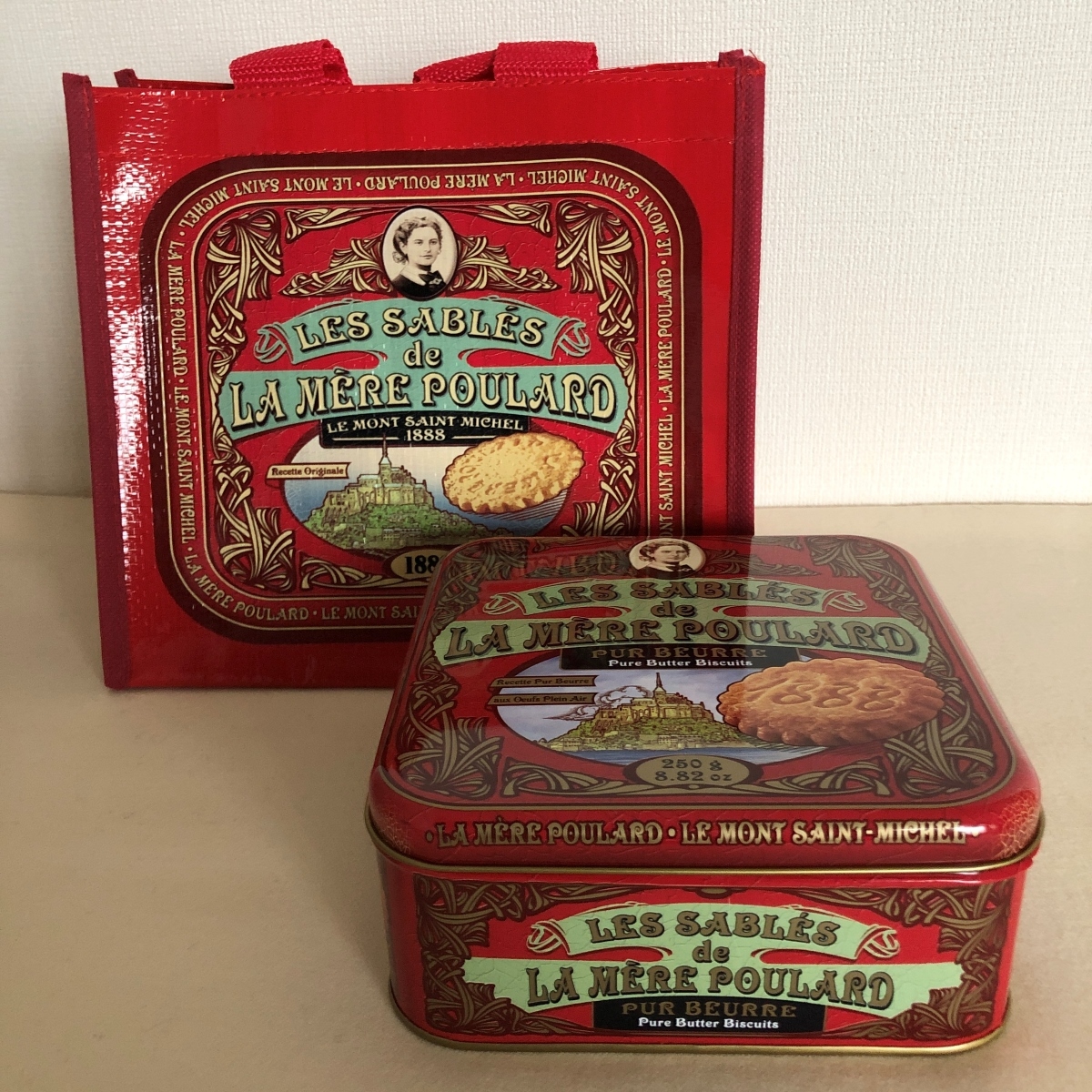 ★ラメールプラール 空き缶・エコバッグの2点★フランス★ランチバッグ★拍卖